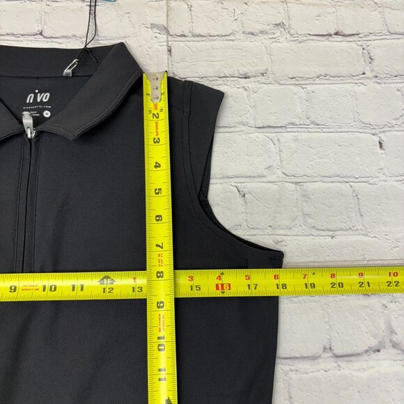 NWT Nivo Sport Women Sleeveless Golf Tennis Polo Shirt Top Size Medium D052 -1 - Picture 3 of 15